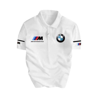 Imagem de Camisa Polo Masculina De Secagem Rápida E Respirável BMW Motorsport Pa