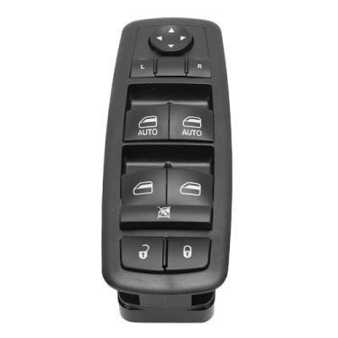 Imagem de Cryfokt Interruptor de Janela Elétrica Mestre, Versátil, Substituição, Controle Lateral do Motorista para Caminhão 1500 2500 3500, Preto, Abs, 1 Peça