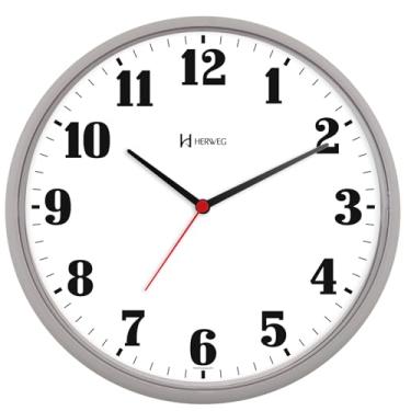 Imagem de RELOGIO DE PAREDE HERWEG 6126S-024 CINZA