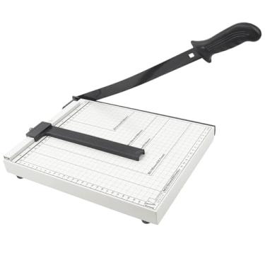 Imagem de Guilhotina Base Aço 30 Cm Papel A4 Trava 10 Folhas Cortador De Papel Manual De Aço De Cortador De Papel Guilhotina Para Scrapbooking