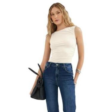 Imagem de Blusa Colcci Feminina Levemente Drapeada-Feminino