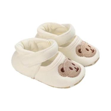 Imagem de Sandálias De Sola Macia Com Urso Fofo Para Bebês, Sapatos Anti-chute P