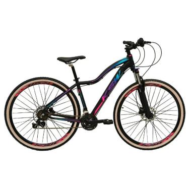 Imagem de Bike Feminina Aro 29 KSW Mwza Alumínio 24v Shimano Garfo com Trava no Ombro Pneu Bege-Feminino