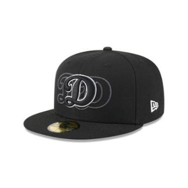 Imagem de BONE NEW ERA 59FIFTY LOS ANGELES DODGERS MLB PRETO-Masculino