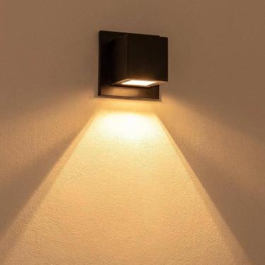 Imagem de Arandela Cubo Led G9 1 Fach - Marrom 110V 220V - Branco Frio