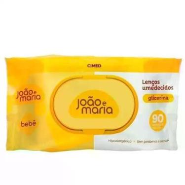 Imagem de Lenço Umedecido Joao E Maria com Fragrancia Cimed 90 Unidades
