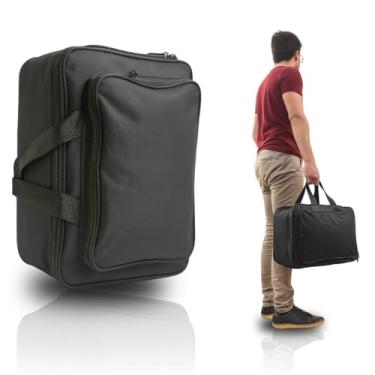 Imagem de Capa Bag Para Pedal Duplo Bateria Acolchoada Top Luxo Estojo Soft Case Acolchoado Estofado Almofadado Revestido Para Pedal Duplo Bateria com Bolso e Alça Transporte Proteção Espumada Preto