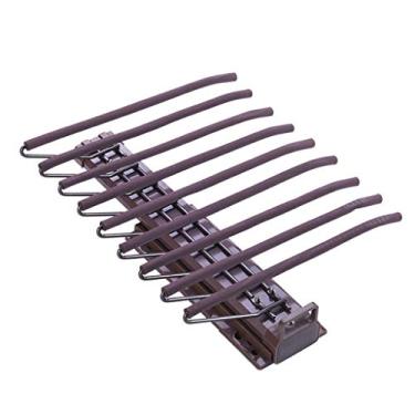 Imagem de Cabides para calças que economizam espaço, suporte multifuncional para armário que economiza espaço, cabides organizador de armazenamento para cachecol, jeans, calças, toalha de gravata (cor