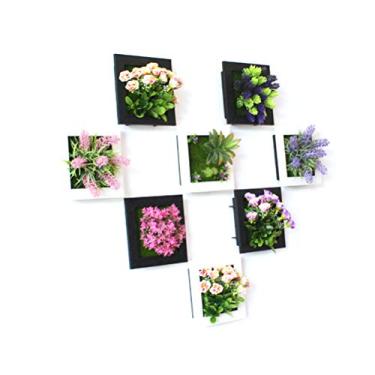 Imagem de TOPINCN Quadro de Flor de Simulação Suspensa, Cores Vibrantes, Efeitos 3D para Hotel de Escritório Doméstico (Cores sortidas #02)