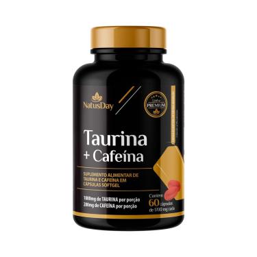 Imagem de Suplemento Taurina + Cafeína - 60 Cápsulas - Natusday Premium-Unissex