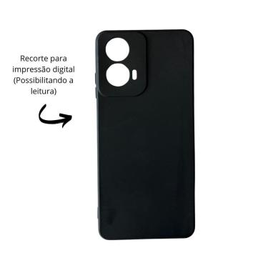Imagem de Capa Aveludada Compatível Motorola Moto G04 Recorte Digital