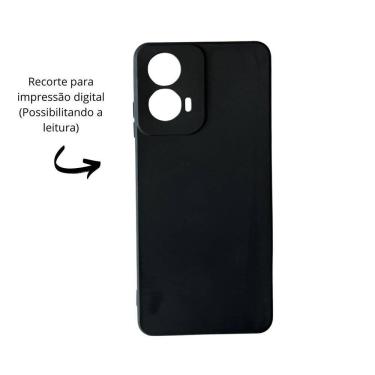Imagem de Capa Aveludada Compatível Motorola Moto G04 Recorte Digital
