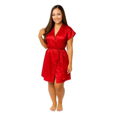 Imagem de Robe Feminino 100% Seda Sensual Luxo Conforto Premium - - Corpo Sensua