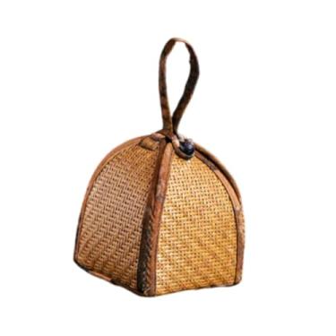 Imagem de Baoblaze Bolsa organizadora para xícaras de chá, organizador de utensílios de chá, recipiente reutilizável, leve e prático para xícaras de chá, estojo para de, Marrom