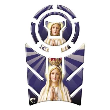 Imagem de Protetor Tanque E Bocal Moto Honda Xre Acima 2018 Nossa Senhora Azul