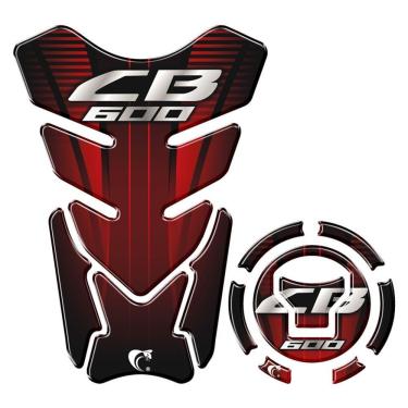 Imagem de Adesivo Protetor Tanque E Bocal Honda Cb 600 + 2018 Vermelho
