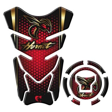 Imagem de Adesivo Protetor Tanque E Bocal Honda Hornet Ano + 2018 Cor Vermelho
