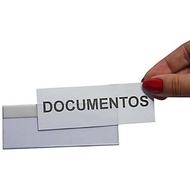 Imagem de 40 Identificador Expositores Lojas Gavetas Etiquetas Gondola