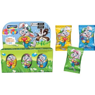Imagem de Ovinhos Chocolate ao Leite Montevérgine 50g Recheio Cremoso