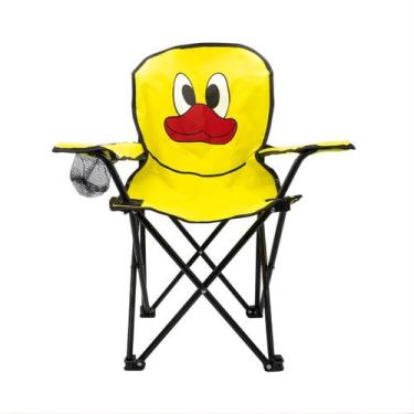 Imagem de Cadeira Infantil Dobrável Patinho com Porta Copos 63cm - Petrox Comerc