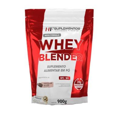 Imagem de Whey Blender Concentrado Chocolate 900G Hf Suplementos