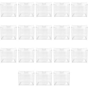 Imagem de Kit 18 Potes Acrílico Quadrado com Tampa 3,3 Litros - Ex Pote