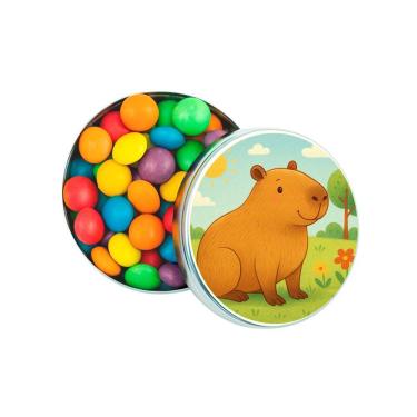 Imagem de Kit 30 Latinhas Lembrancinhas Capivara