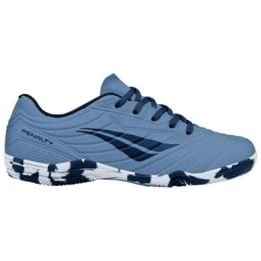 Imagem de Chuteira Infantil Futsal Penalty Matis, Azul, Azul marinho, 30