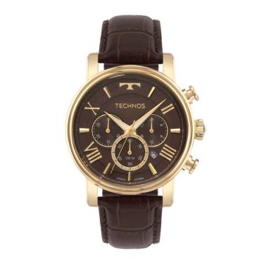 Imagem de Relógio Technos Masculino Ref: Js25bda/0m Cronógrafo Dourado