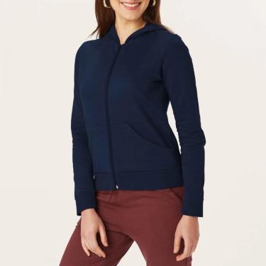 Imagem de Jaqueta Básica Feminina Com Capuz Moteletom Flanelado - Malwee-Feminino