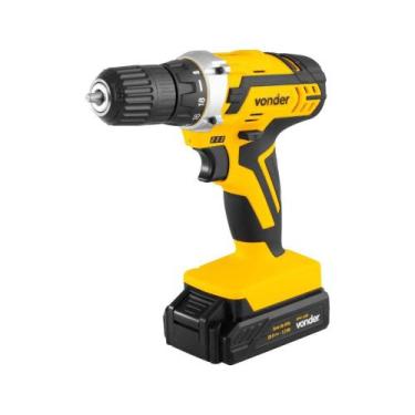 Imagem de Parafusadeira Furadeira Sem Fio 20V Sem Impacto Maleta Carregador Bivo