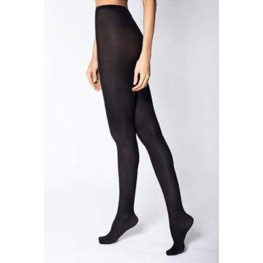 Imagem de Meia Calça Fio 40 Adulto Opaca Loba - Elegância e Conforto, Preto, M
