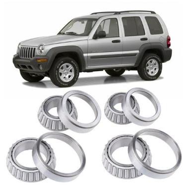 Imagem de Rolamentos Diferencial Traseiro Jeep Cherokee 2002 Dana 35 - AD Parts