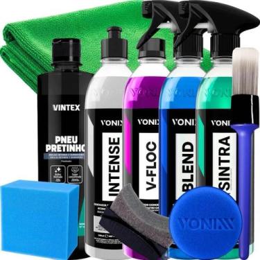Imagem de Kit Produtos Para Limpeza Automotiva Vonixx Kit Lavagem Cera