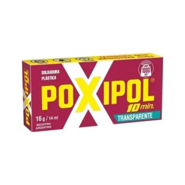 Imagem de Adesivo Cola Epóxi Poxipol Transparente Solda Frio 16g