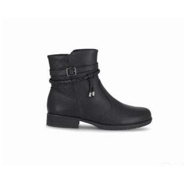 Imagem de Bota feminina piccadilly cano curto, Preto, 38