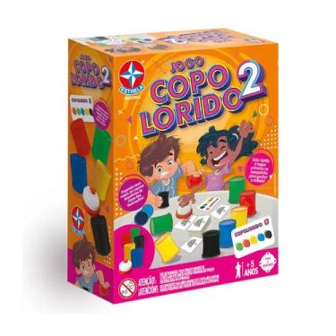 Imagem de Jogo de Mesa Infantil Copolorido 2 Estrela - Copo2, 1