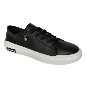 Imagem de Tênis Moleca Casual 5750.103, Preto, 36