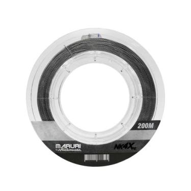 Imagem de Linha de Pesca Multifilamento NK 4x 200m Cinza - Maruri, 0.23mm
