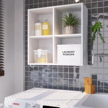 Imagem de Nicho Parede Organizador Multiuso Funcionale Branco - Art in Móveis