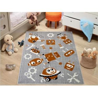 Imagem de Tapete infantil andino Lancer 1,00 m x 1,50 m pelos baixo e macio ., i