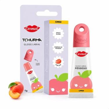 Imagem de Carmed Tchurma Lip Gloss Brilho Labial Pessego 5g Cor - Nobel