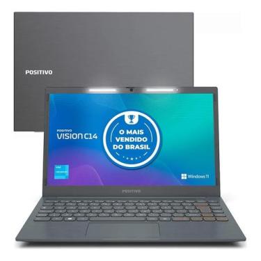 Imagem de Notebook Positivo Vision C14 Lumina BAR Celeron 4GB 128GB eM, 128GB, C