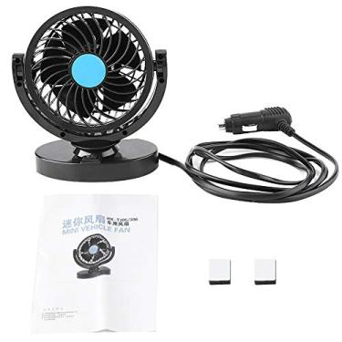 Imagem de Gorgeri Ventiladores de carro elétricos de 12 V, ventilador de ar portátil de resfriamento para carro, ajuste silencioso para veículos de veículos de veículos de veículos Van SUV RV