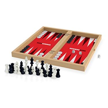 Imagem de Xadrez Damas e Gamão Junges Madeira