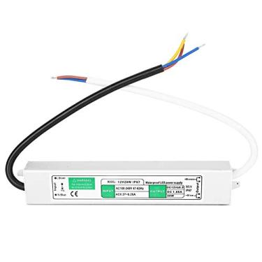 Imagem de 12V 20W externo à prova d'água LED fonte de alimentação LED driver switch Fonte de alimentação peças elétricas para todos os tipos de equipamentos de automação de iluminação LED
