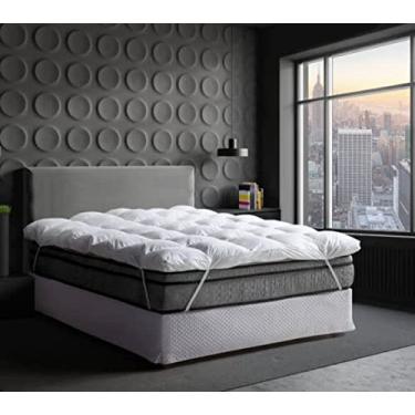 Imagem de Pillow Top Queen 160x200x7cm 100% Fibra Siliconizada em Flocos - Plumasul produto macio…