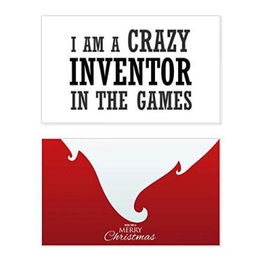 Imagem de I Am Crazy In The Games Holiday Holiday Merry Christmas Congrats Card Christmas Letter Message