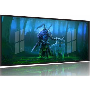 Imagem de Quadro Decorativos Jogo-dark-souls 130x60 Moldura Preta 2x2