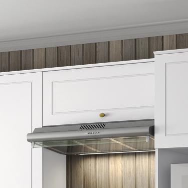 Imagem de Armário Aéreo 01 Porta Basculante 80 Cm Americana Henn - Branco HP